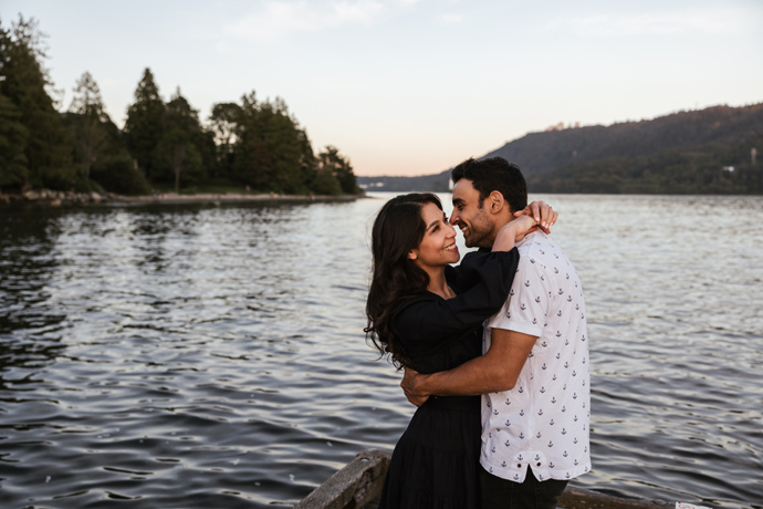 Cates Park Beach North Pre Wedding Couple Photographer