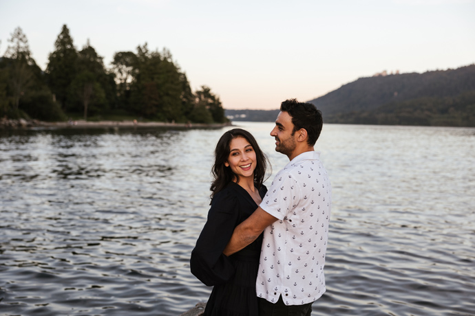 Cates Park Beach North Pre Wedding Couple Photographer