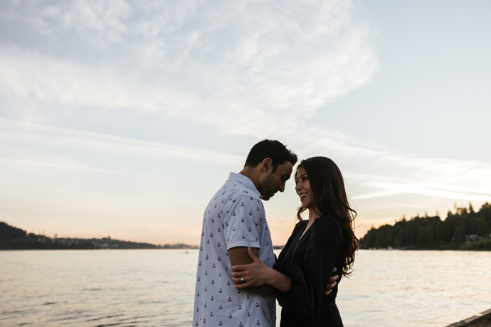 Cates Park Beach North Pre Wedding Couple Photographs