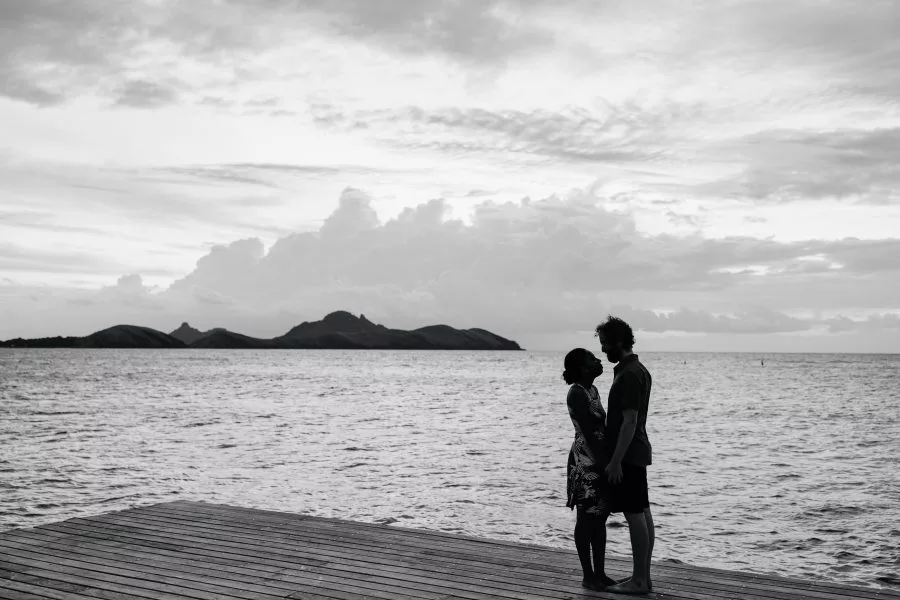 Fiji Engagement Session Couple Beach Photographer
