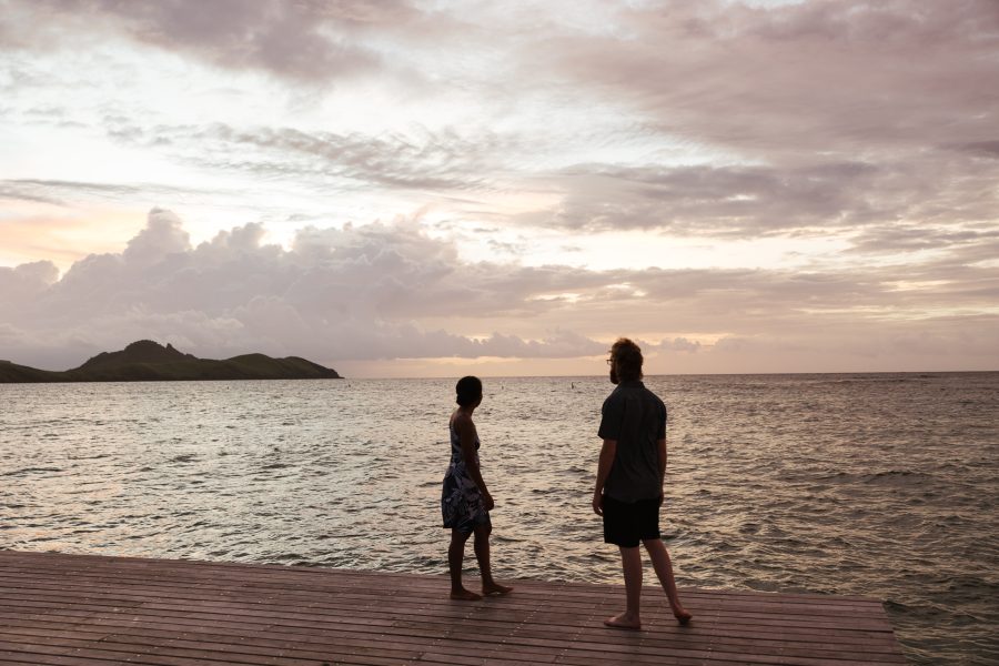 Fiji Engagement Session Couple Beach Photographer