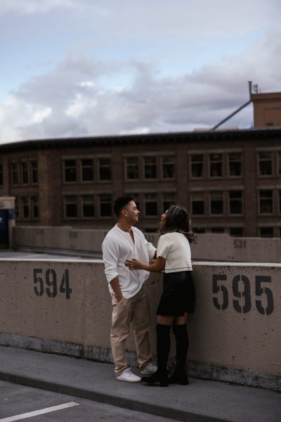 Gastown engagement session