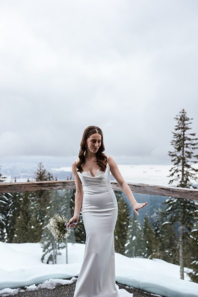 Grouse Mountain Wedding Sneak Peek Bridal Photograph