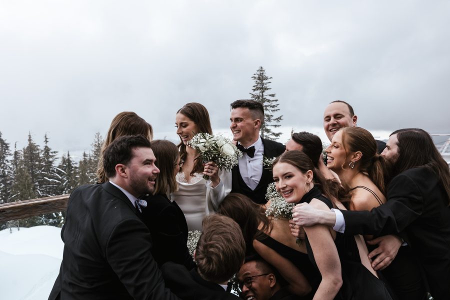 Grouse Mountain Wedding Sneak Peek Couple Photograph