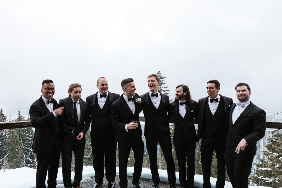 Grouse Mountain Wedding Sneak Peek Groom Photograph