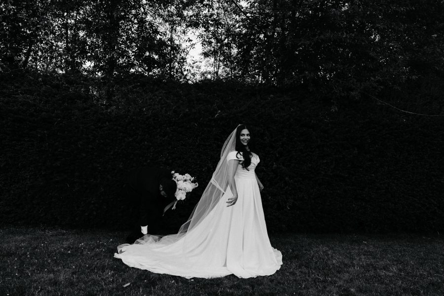 Cecil Green House Wedding Couple Photoshoot