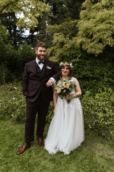 Van Dusen Garden Wedding Couple Photography