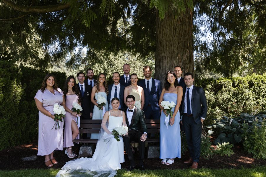 Golf Club Wedding Couple Photograph